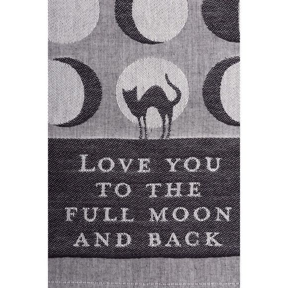 Love You To The Full Moon And Back Kitchen Towel | Cute Kitchen Hand Towel | 20 - Picture 3 of 7